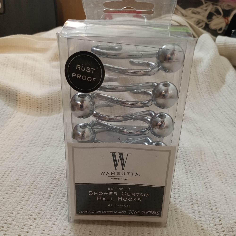 Wamsutta Set of Shower Curtain Hooks